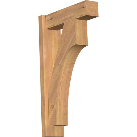 Ekena Millwork Westlake Block Smooth Outlooker, Western Red Cedar, 5 1/2"W x 18"D x 30"H OUT06X18X30WTL05SWR